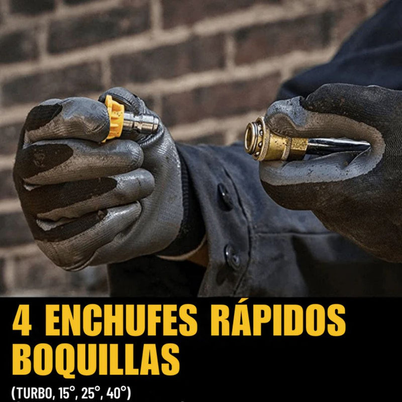 KIT ORIGINAL: HIDROLAVADORA PORTÁTIL + ACCESORIOS + 2 BATERÍAS 48V + CAJA DE HERRAMIENTAS DE 108 PCS DE REGALO - PROMOCION CIERRE DE LA TIENDA